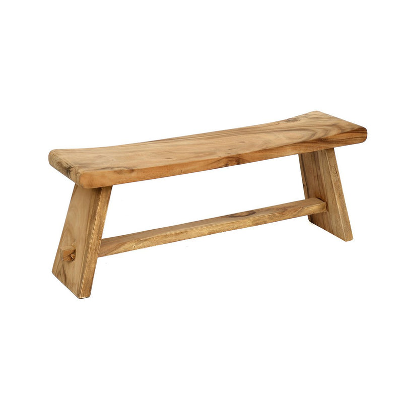 Sitzbank Suar – Massivholz Natur, 120 cm, aus Suar-Massivholz