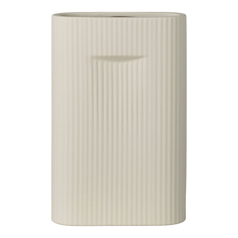 Vase Grau