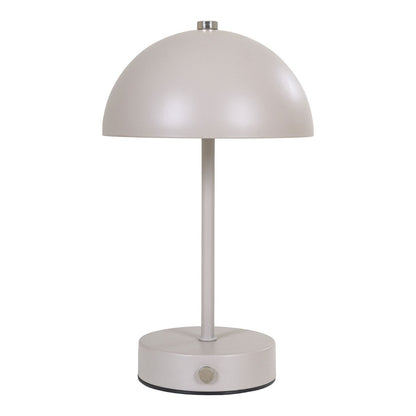 LED-Tischlampe Holt – Sand, kabellos, aus Metall