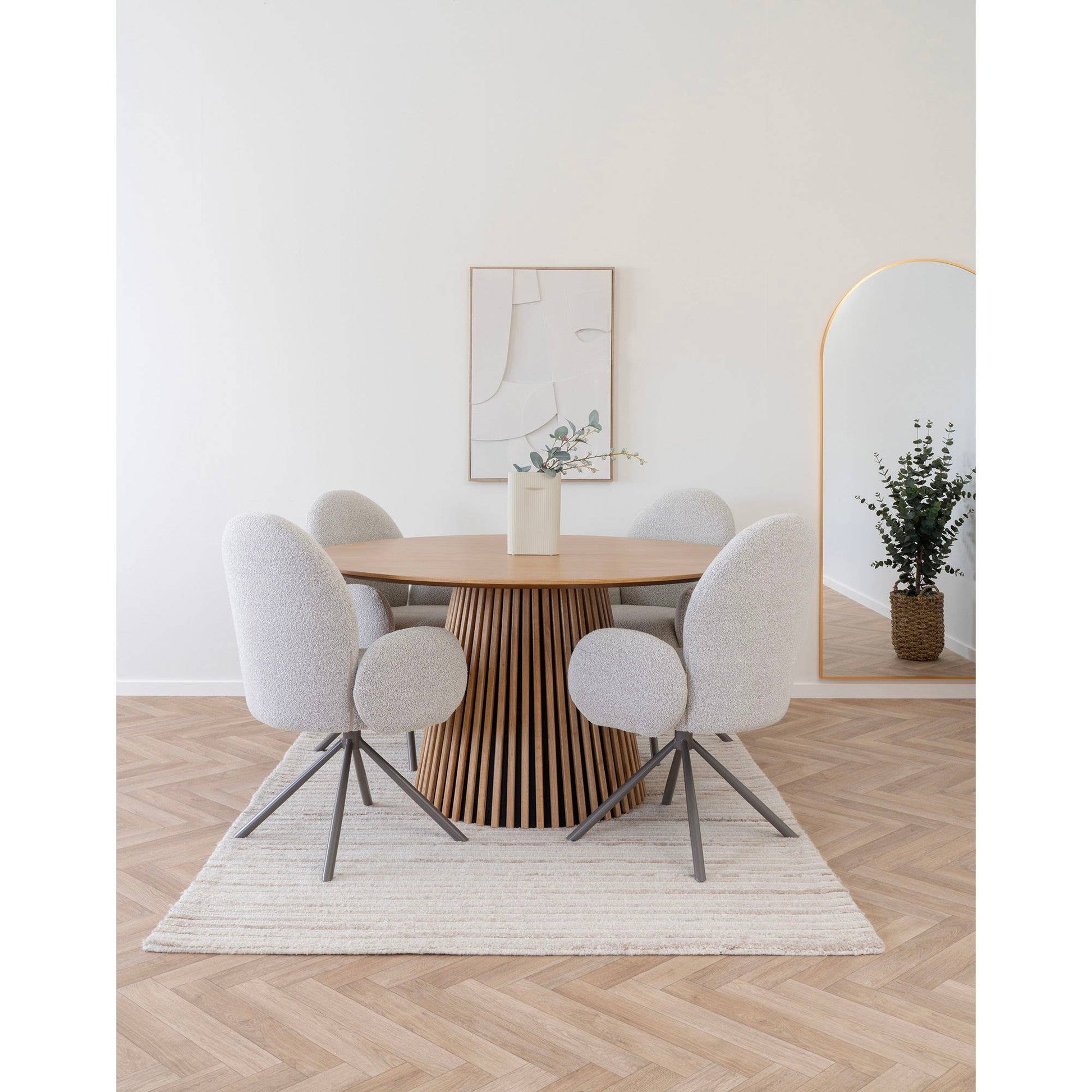 Vase Grau