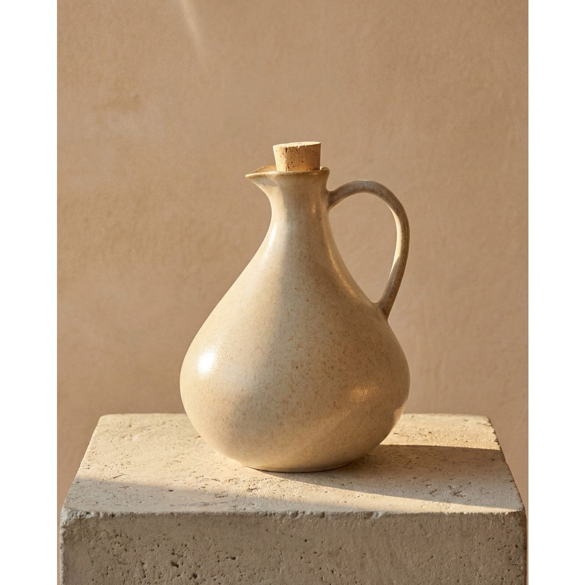 Olivenölflasche Nr. 80 – Detailaufnahme der Oberfläche