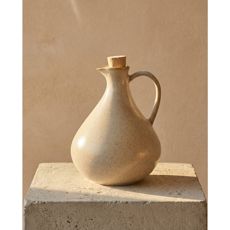 Olivenölflasche Nr. 80 – Detailaufnahme der Oberfläche