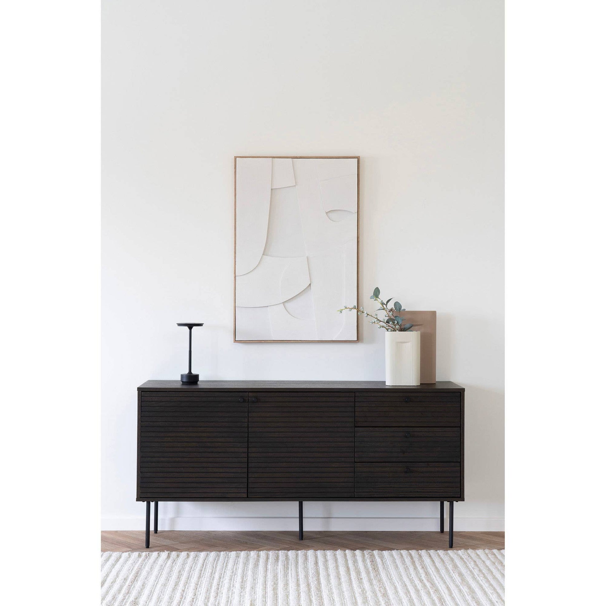 Vase Grau