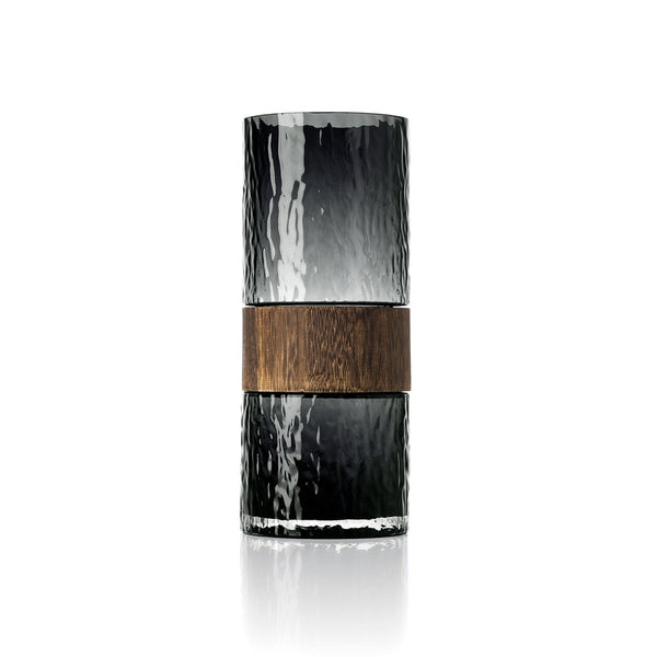Vase Wood You Be Mine – Glas & Holz, Größe L