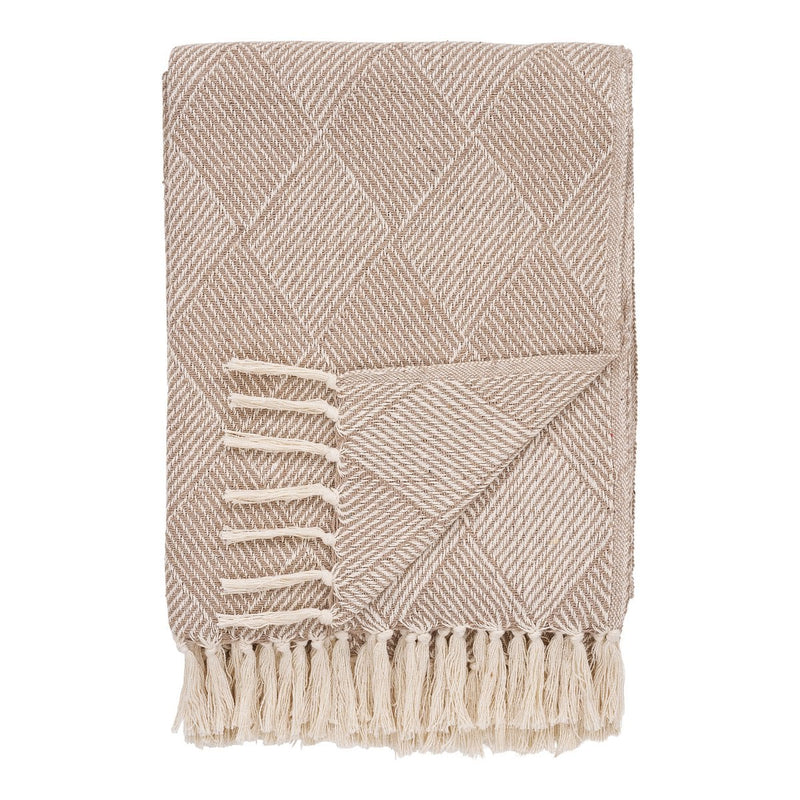 Plaid Bursa – Taupe, 130 × 180 cm