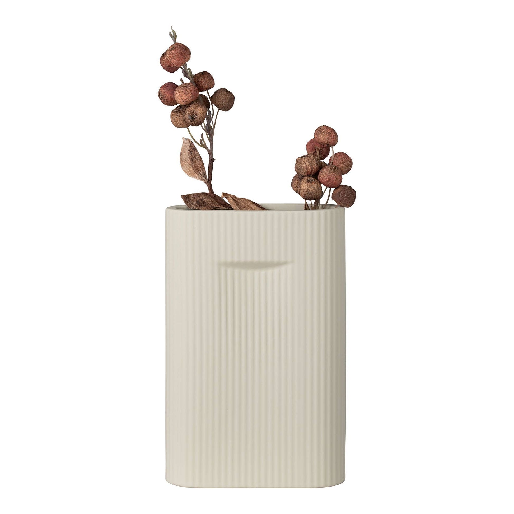 Vase Grau